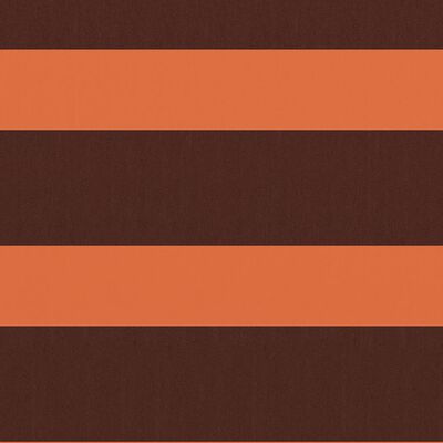 vidaXL Écran de balcon Orange et marron 90x600 cm Tissu Oxford