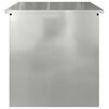 vidaXL Bo&icirc;te de Rangement Ext&eacute;rieure Argent 55 x 50,5 x 50 cm Acier