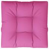 vidaXL Coussin de palette Rose 80x80x12 cm tissu