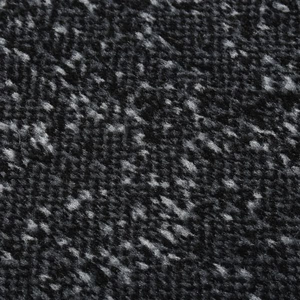 vidaXL Tapis BCF Anthracite 80x350 cm
