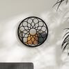 vidaXL Miroir Noir 60x3 cm Fer pour utilisation &agrave; l'int&eacute;rieur