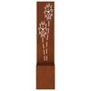 vidaXL &Eacute;cran de confidentialit&eacute; de jardin Rouill&eacute; 32 x 32 x 150 cm