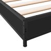 vidaXL Cadre de lit sans matelas noir 120x200 cm