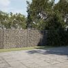 vidaXL Panier gabion avec couvercle 700x50x150 cm fer galvanis&eacute;
