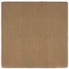 vidaXL Tapis de zone Marron Clair 300 x 300 cm Jute
