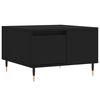 vidaXL Table basse noir 55x55x36,5 cm bois d'ing&eacute;nierie