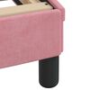 vidaXL Cadre de lit sans matelas rose 140x200 cm velours