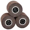 vidaXL Rouleaux de pon&ccedil;age 3 pcs Marron 12 x 12 x 10 cm
