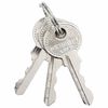 vidaXL U Lock avec Cl&eacute;s 50 pcs Laiton Fer