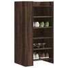 vidaXL Armoire &agrave; chaussures ch&ecirc;ne marron 52x37,5x100 cm