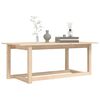 vidaXL Table basse 110x55x45 cm Bois massif de pin