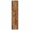 vidaXL Haut Armoire 2 pcs Bois ancien 70 x 42,5 x 185 cm