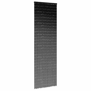 vidaXL Rideau de porte anti-insectes camping-car gris fonc&eacute; 56x185 cm