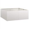 vidaXL Jardini&egrave;re 100x100x40 cm acier inoxydable