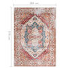vidaXL Tapis imprim&eacute; lavable pliable Multicolore 180x270 cm Polyester