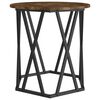 vidaXL Table basse 2 pcs Ch&ecirc;ne fum&eacute; Bois d'ing&eacute;nierie et acier