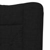 vidaXL fauteuil Noir 63 x 67 x 94 cm tissu