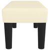 vidaXL Banc Crème 70x30x30 cm Similicuir