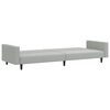 vidaXL Ensemble de canap&eacute;s 2 pcs gris clair velours
