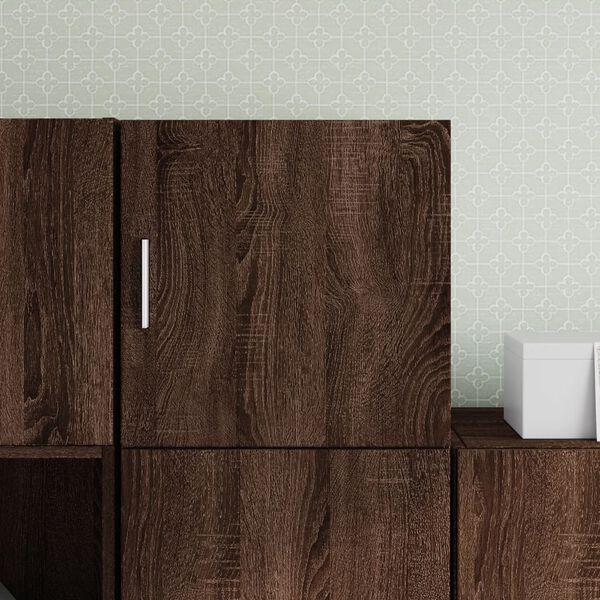 vidaXL Armoire murale ch&ecirc;ne marron 40x42,5x40 cm bois d'ing&eacute;nierie