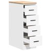 vidaXL Armoire de rangement de garage blanc 30x51x85 cm bois de pin