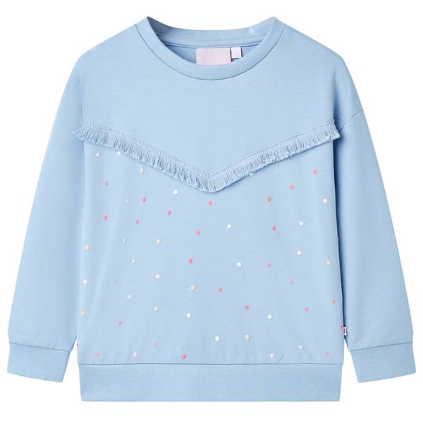 Sweatshirt pour enfants bleu 140