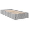 vidaXL Cadre de lit sans matelas sonoma gris 90x190 cm