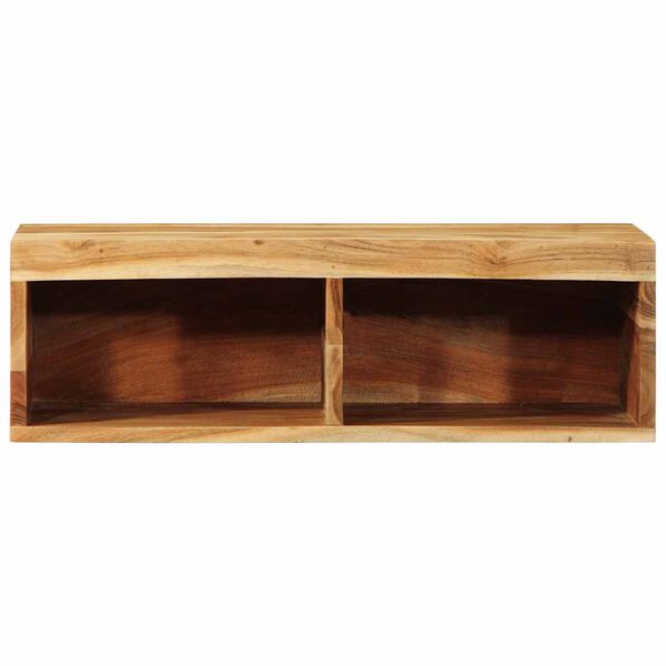 VidaXL Meuble TV mural 60x30x19 cm bois massif d'acacia