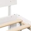 vidaXL Cadre de lit avec t&ecirc;te de lit Blanc 75 x 190 cm Pin massif