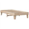 vidaXL Lit biblioth&egrave;que sans matelas 90x190 cm bois de pin massif