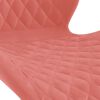 vidaXL Chaises &agrave; manger pivotantes lot de 4 Rose Velours