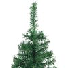vidaXL Arbre de No&euml;l artificiel d'angle Vert 150 cm PVC et m&eacute;tal