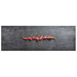 vidaXL Tapis de cuisine lavable Poivre 60x300 cm
