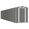 vidaXL Abri de jardin Gris clair 192x1021x223 cm M&eacute;tal galvanis&eacute;