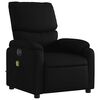 vidaXL Fauteuil de massage inclinable &eacute;lectrique noir similicuir