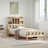 vidaXL Lit biblioth&egrave;que sans matelas 75x190 cm bois de pin massif