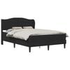 vidaXL Cadre de lit 2 pi&egrave;ces Noir 120 x 190 cm Velours