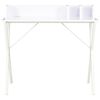 vidaXL Bureau Blanc 80x50x84 cm