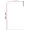 vidaXL Rideaux en voile avec passe-tringles 2 pcs noir