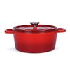 Livoo Cocotte ronde 24 cm 4 L Rouge