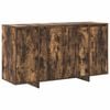 vidaXL Buffet Chêne fumé 135 x 41 x 75 cm Bois d'ingénierie