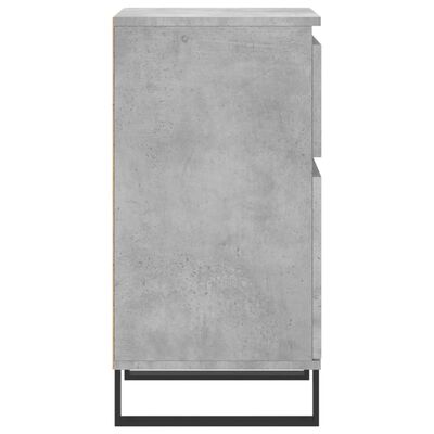 vidaXL Buffet gris béton 40x35x70 cm bois d'ingénierie