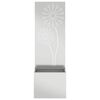 vidaXL &Eacute;cran de confidentialit&eacute; de jardin Fretwork Argent&eacute; 50 x 140 cm
