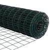 vidaXL Cl&ocirc;ture avec poteaux Vert 0.4 x 25 m Acier