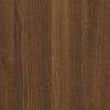 vidaXL Ensemble biblioth&egrave;que/meuble TV 3 pcs Ch&ecirc;ne marron 180x30x180cm