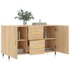 vidaXL Buffet ch&ecirc;ne sonoma 100x36x60 cm bois d'ing&eacute;nierie