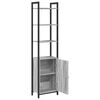 vidaXL Biblioth&egrave;que Gris Sonoma 40 x 24 x 161 cm Bois d'ing&eacute;nierie