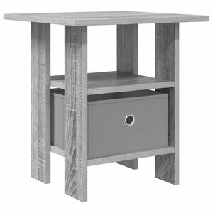 vidaXL Table de chevet Gris Sonoma 41 x 40 x 45 cm Bois d'ing&eacute;nierie