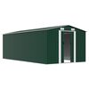 vidaXL Abri de jardin 257x489x181 cm M&eacute;tal Vert
