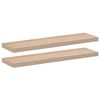 vidaXL &Eacute;tag&egrave;res flottantes 2 pcs 90x23,5x4cm bois d'ing&eacute;nierie